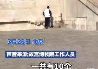 男子疑在故宫太和殿外随地小便