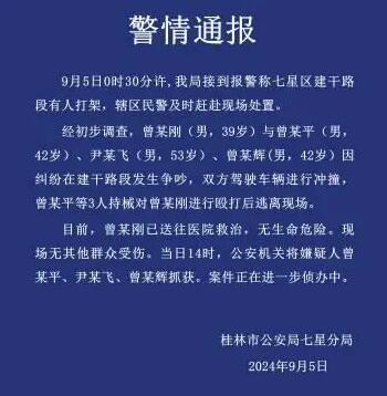 广西4男子街头开车互撞持械打架 内幕实在让人惊个呆